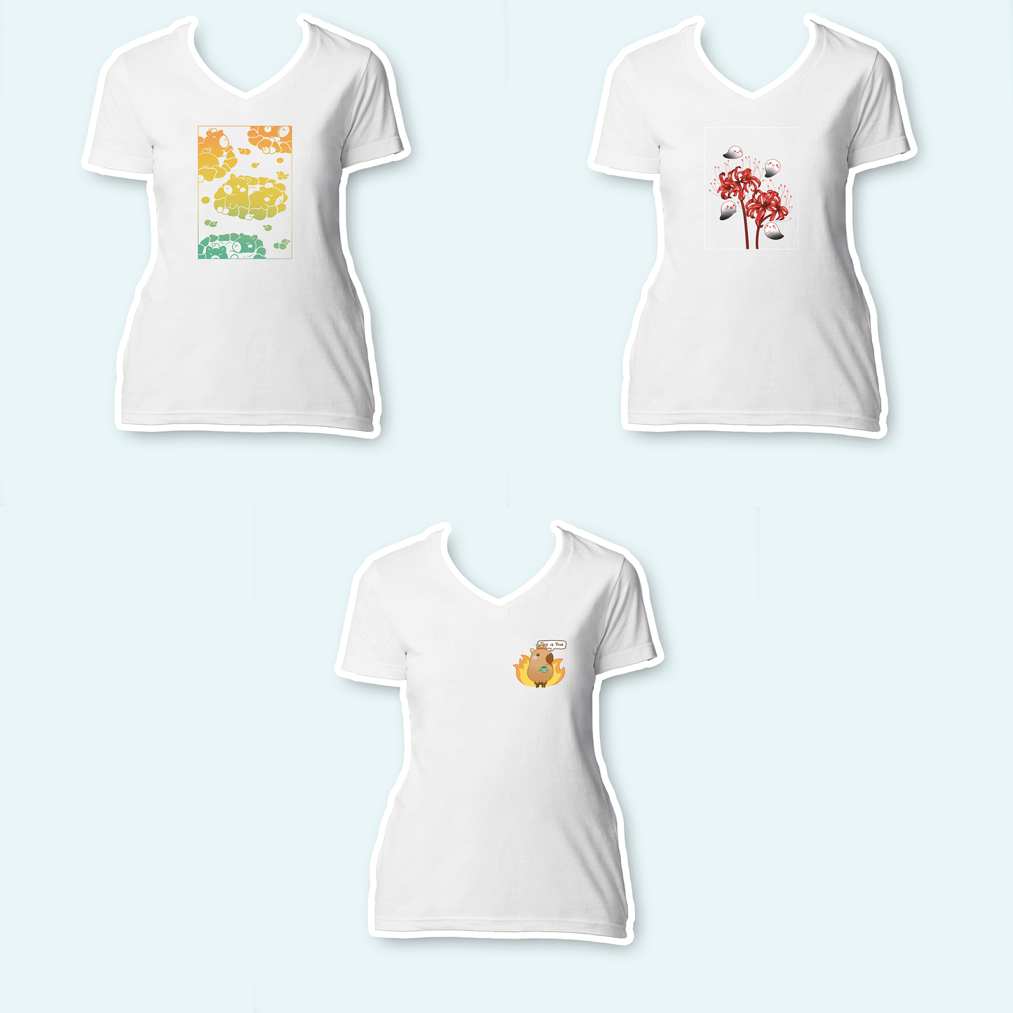 Apparel Generator - Ladies V-Neck Shirt