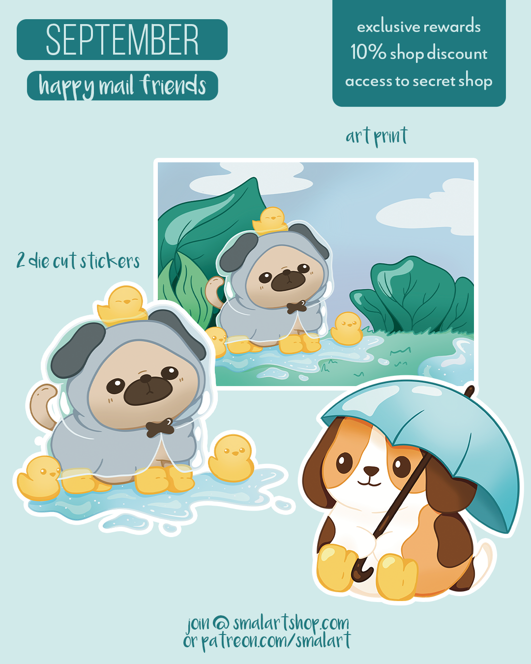 smalart mail - Happy Mail Friends