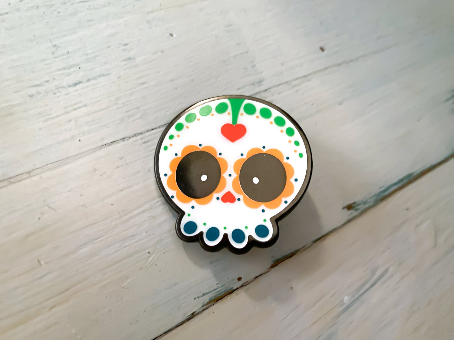 Enamel Pin - Green Dragon (smalart mail 12/24)