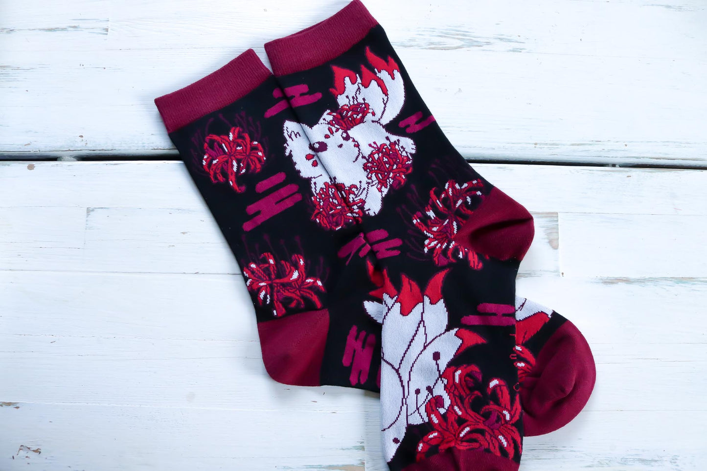 Socks - Spider Lily Kitsune