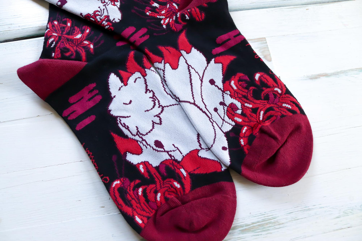 Socks - Spider Lily Kitsune