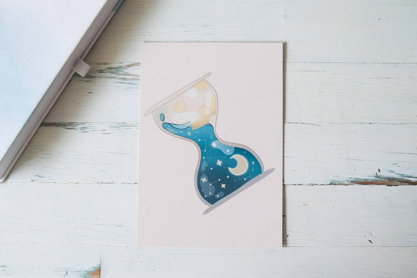 Postcard - Galaxy Hourglass
