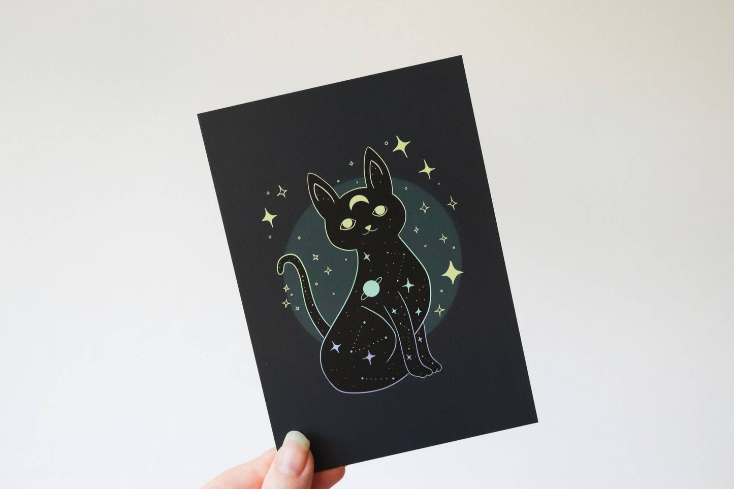 Postcard - Galaxy Cat
