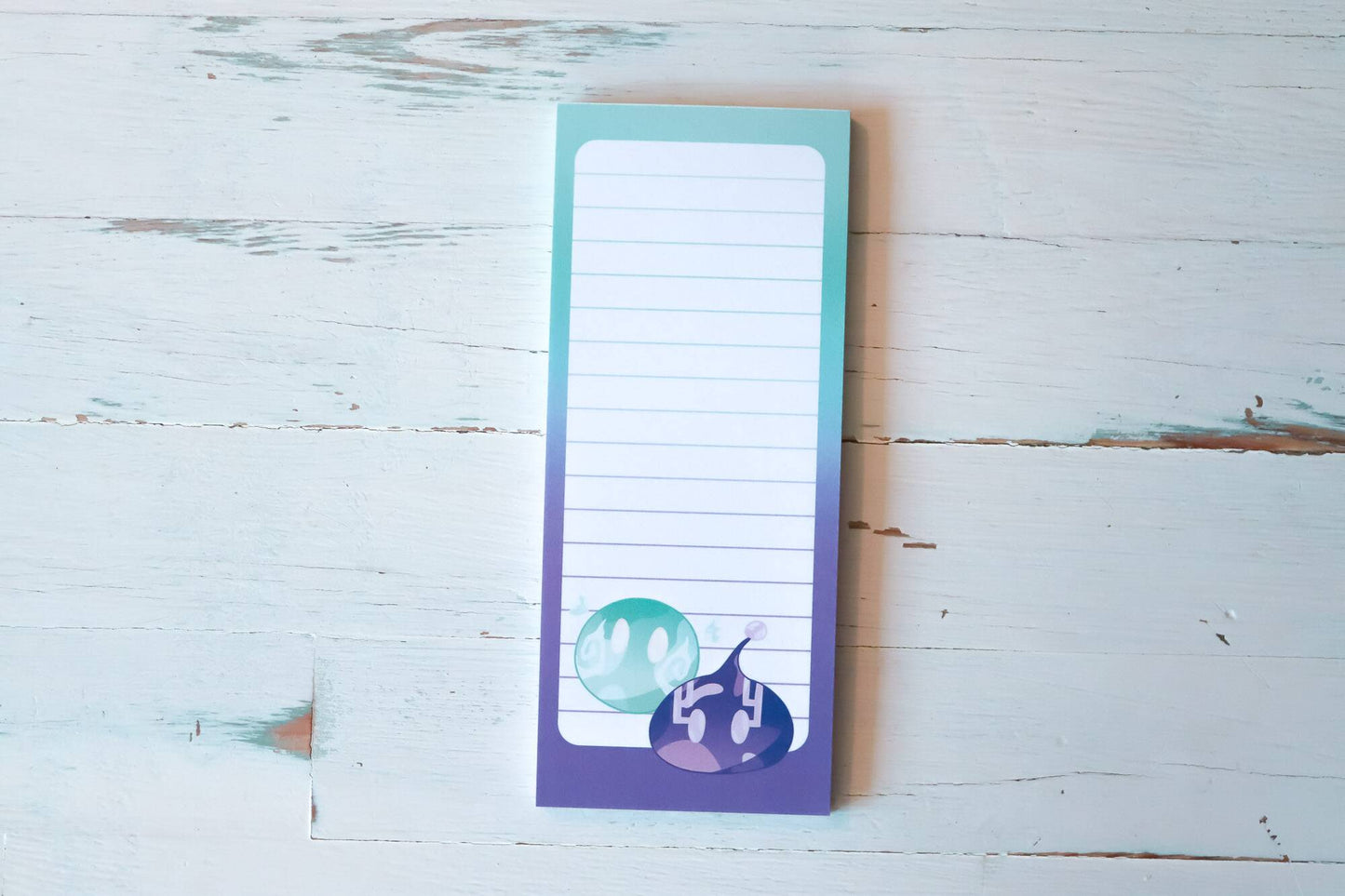 Notepad - Purple Slimes