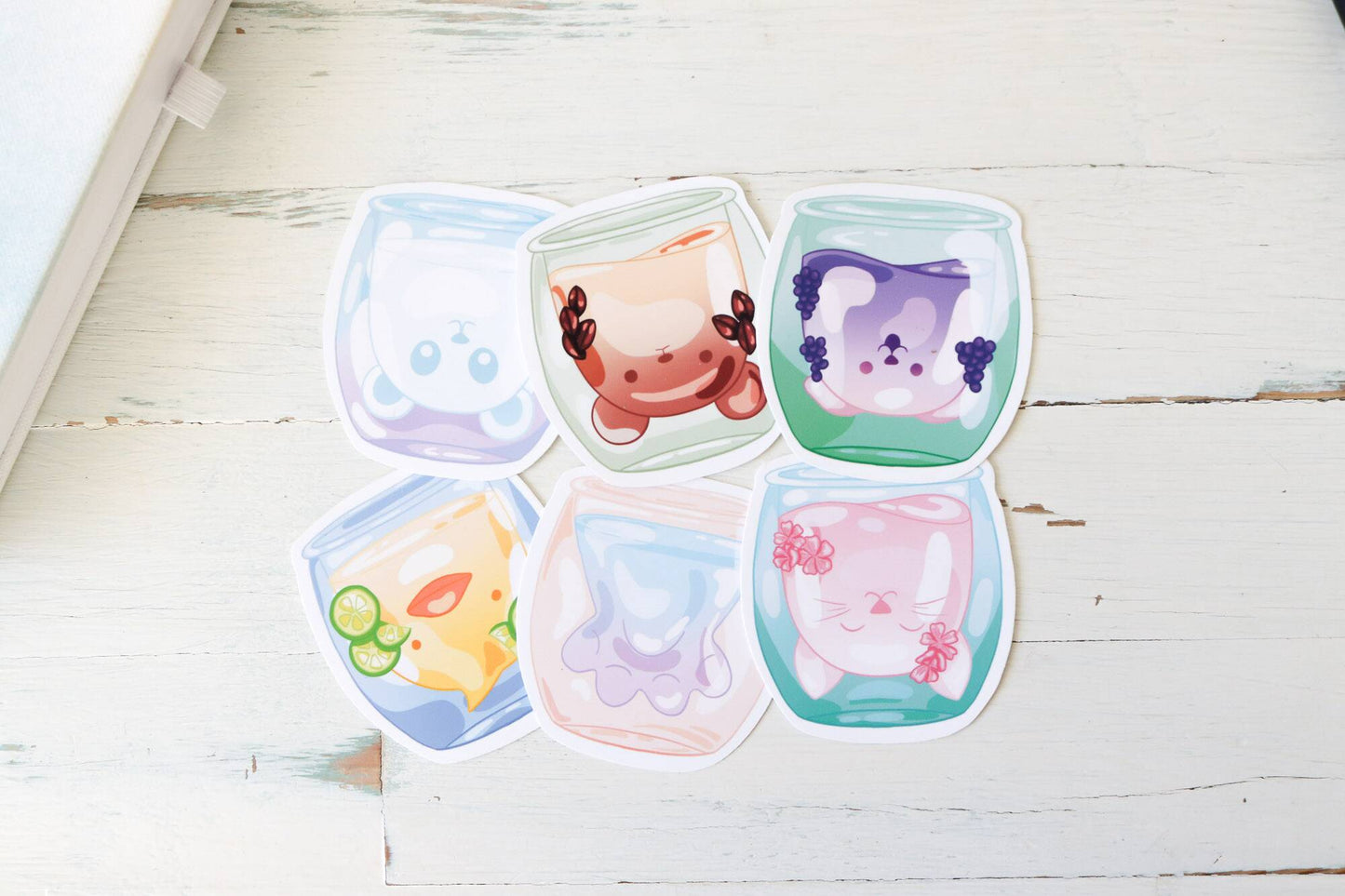 Sticker - Kawaii Cup Set