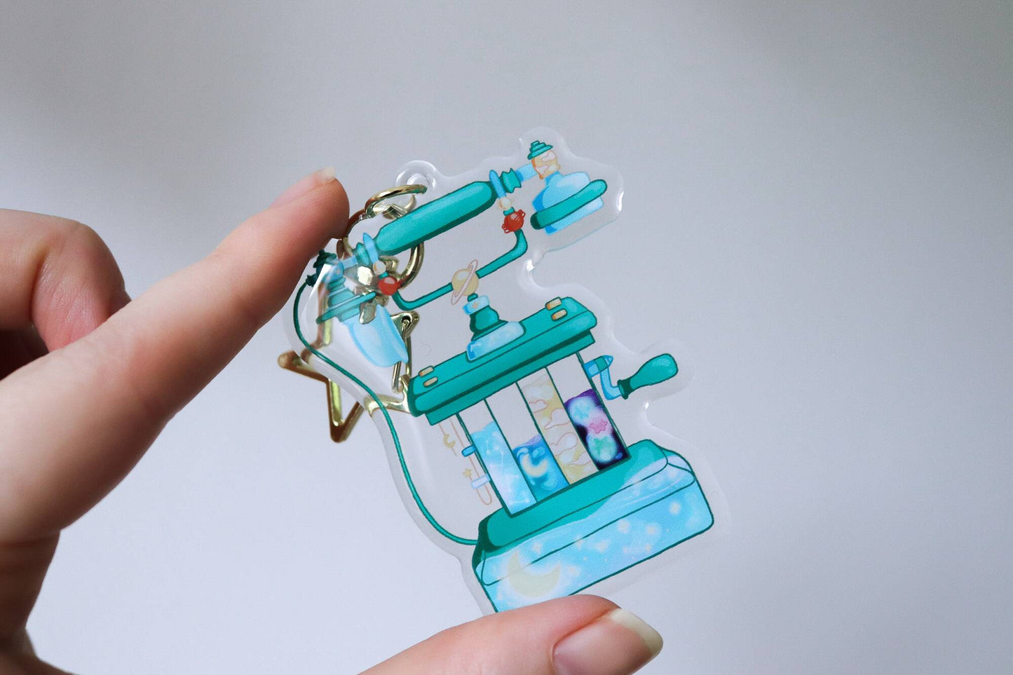 Keychain - Aqua Telephone