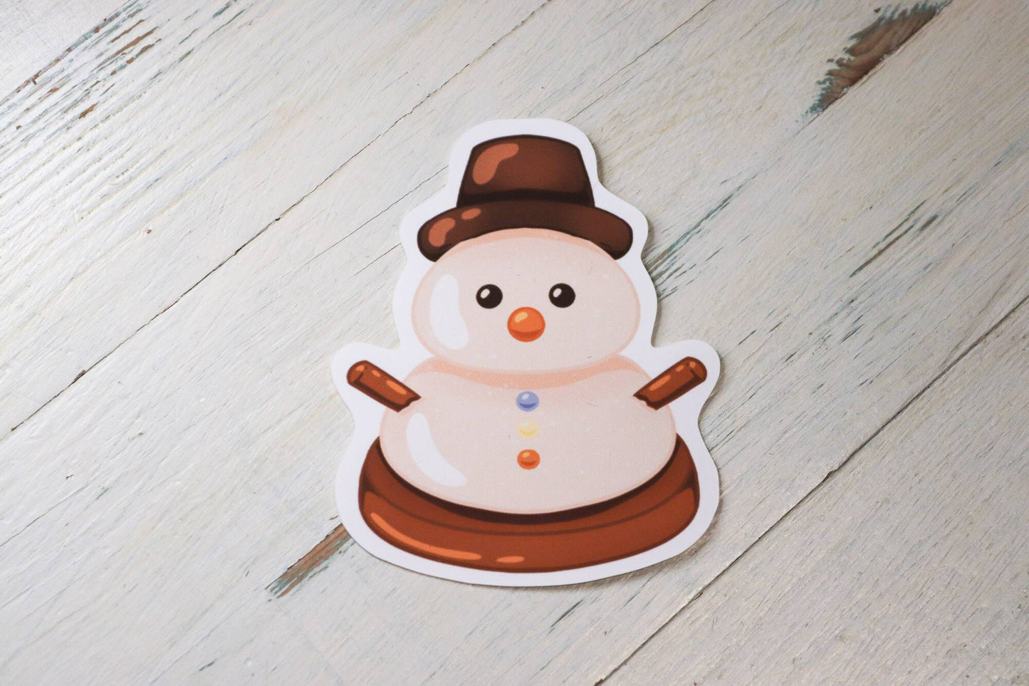 Sticker - Snowman Cookie