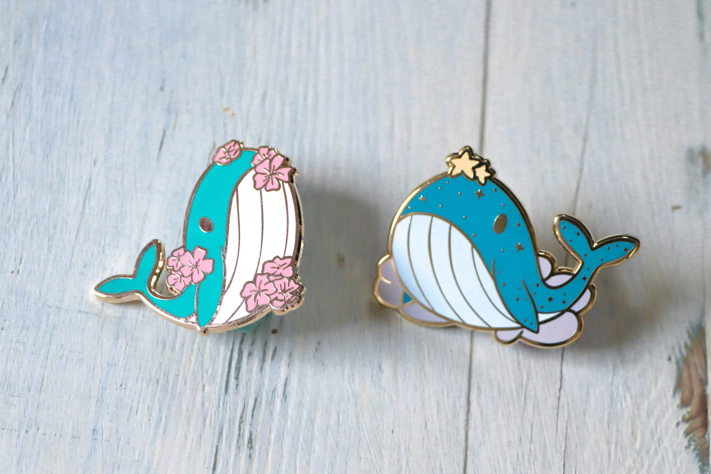 Enamel Pin - Galaxy Whale