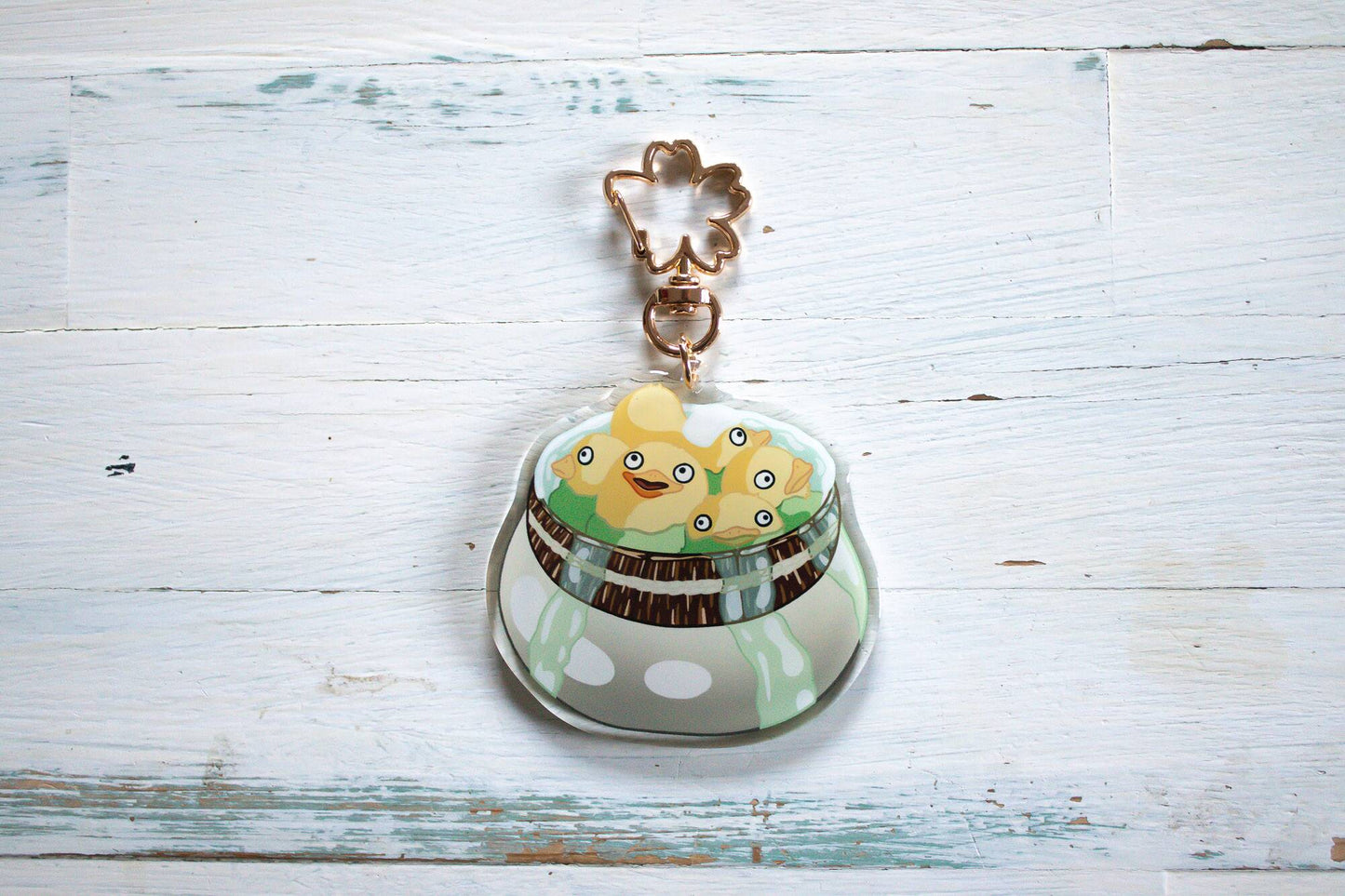 Keychain - Spa Ducks