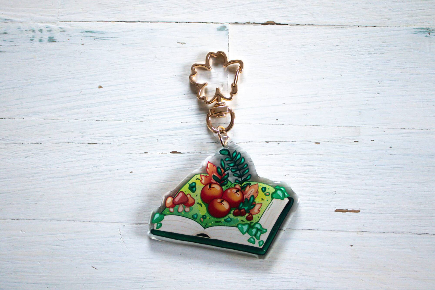 Keychain - Magical Forest Book