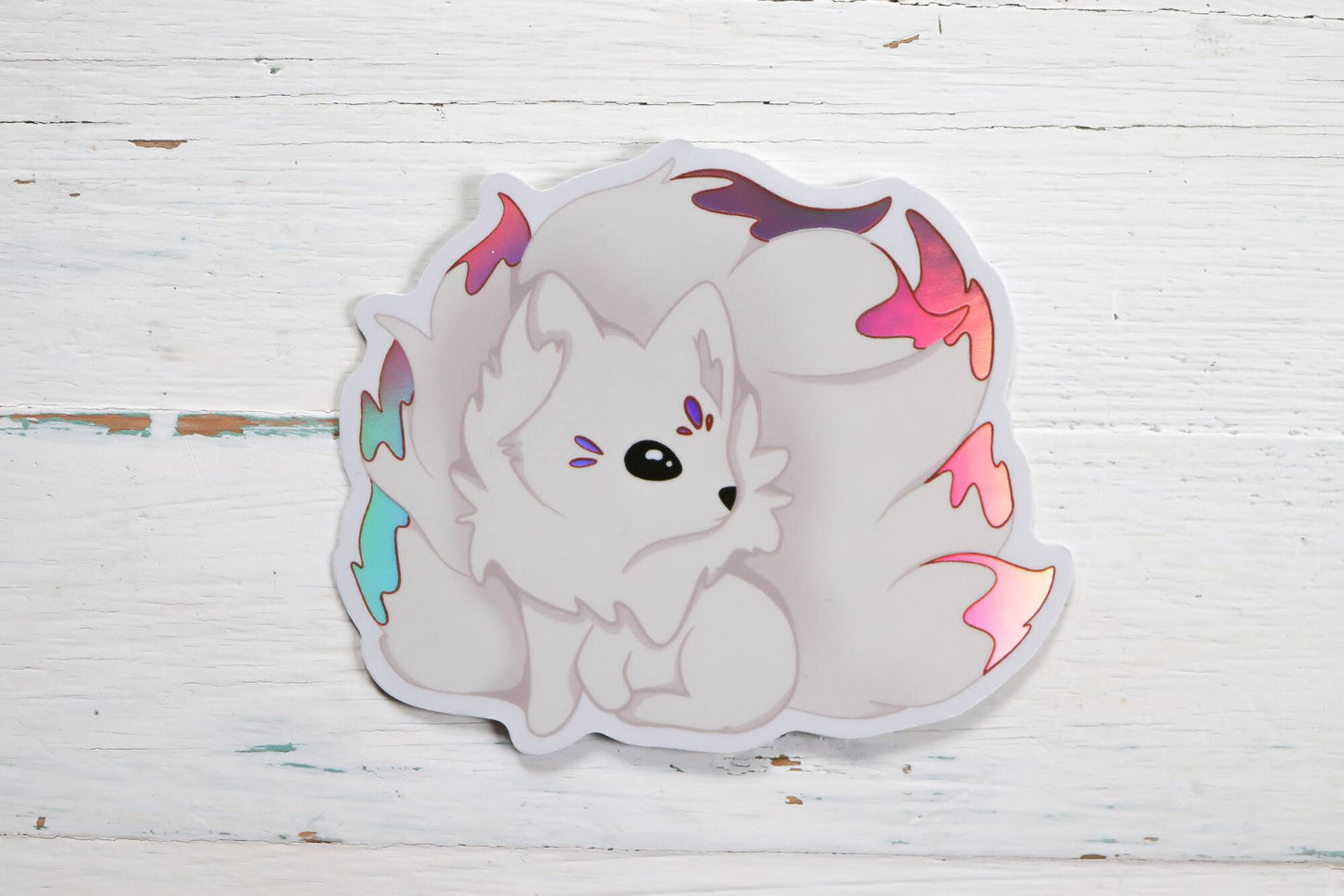 Holographic Sticker - Kitsune