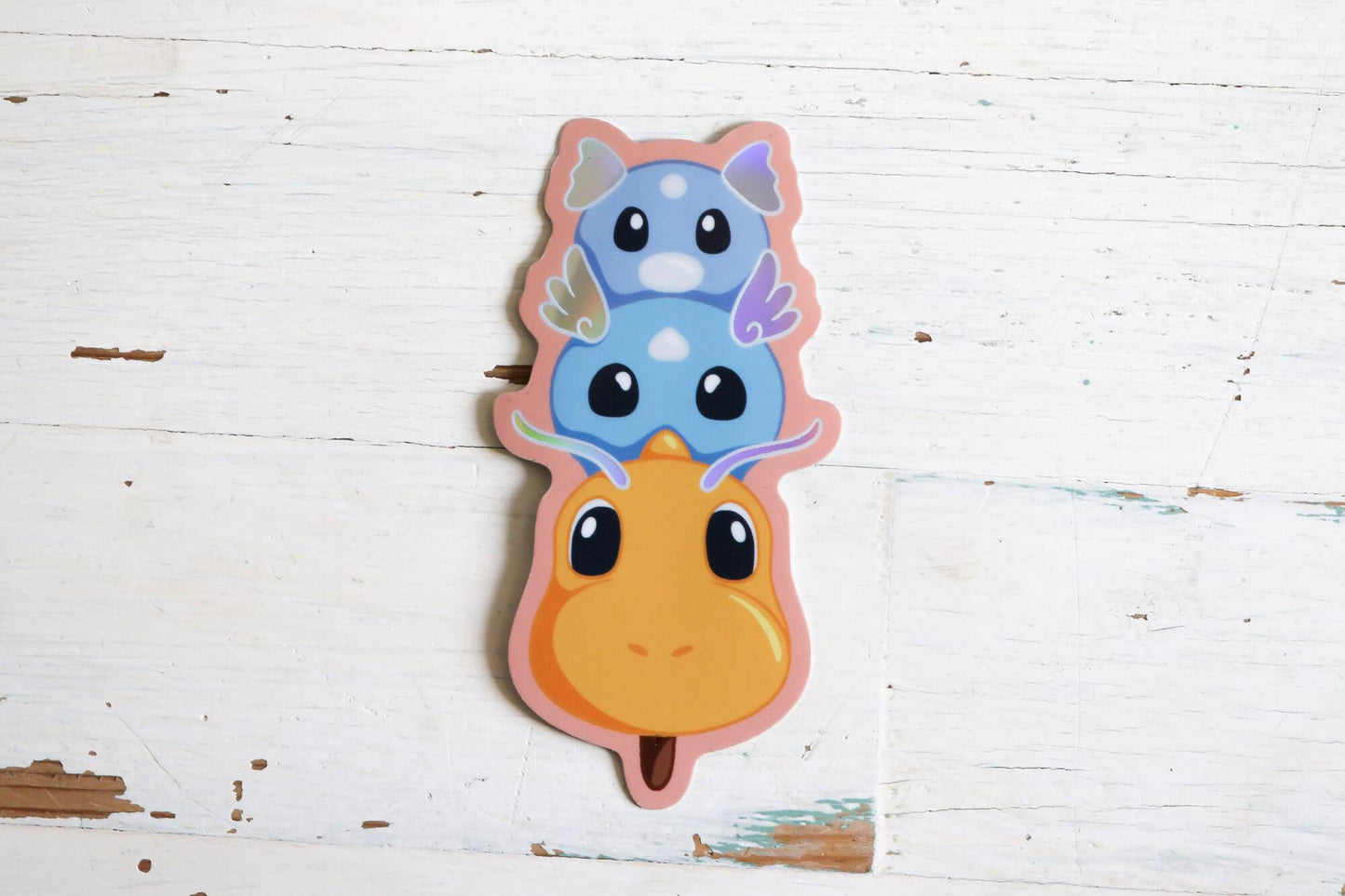 Holographic Sticker - Dragonite Dango
