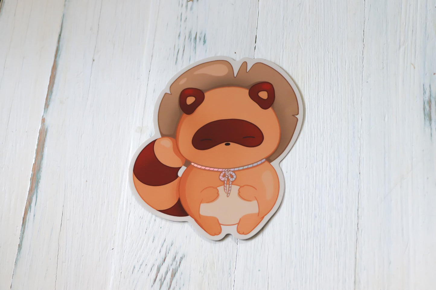 Holographic Sticker - Tanuki