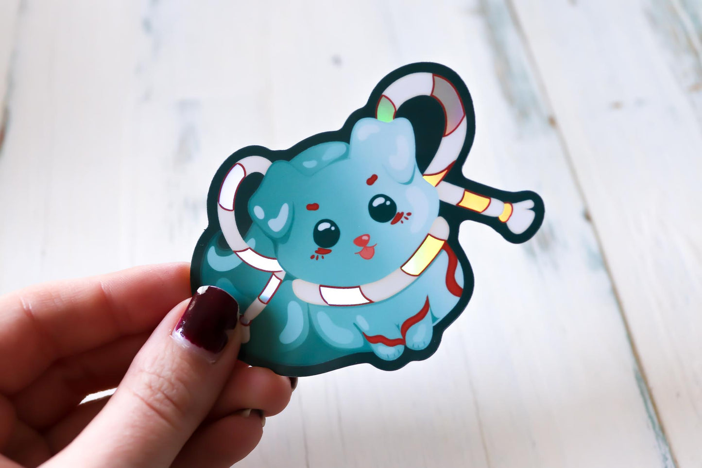 Holographic Sticker - Inugami