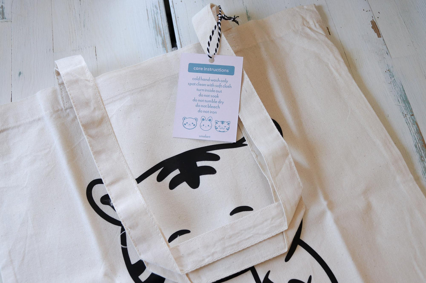 Tote Bag - Boba Time Beige