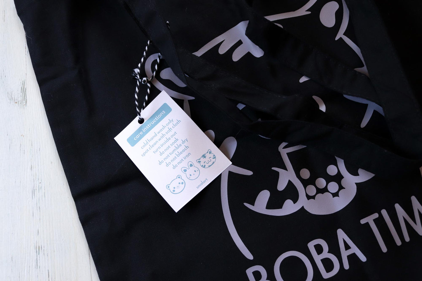 Tote Bag - Boba Time Black