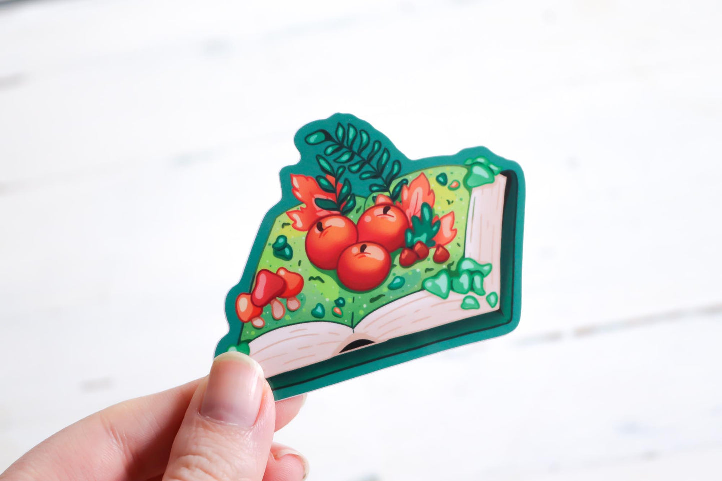 Vinyl Sticker - Forest Book