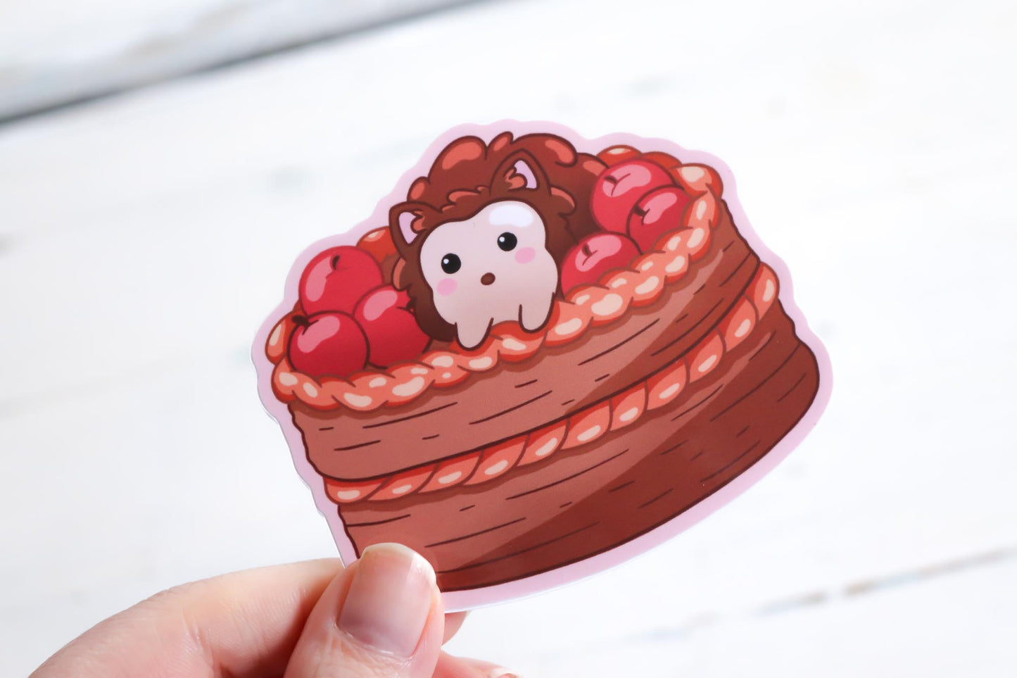 Vinyl Sticker - Apple Hedgehog