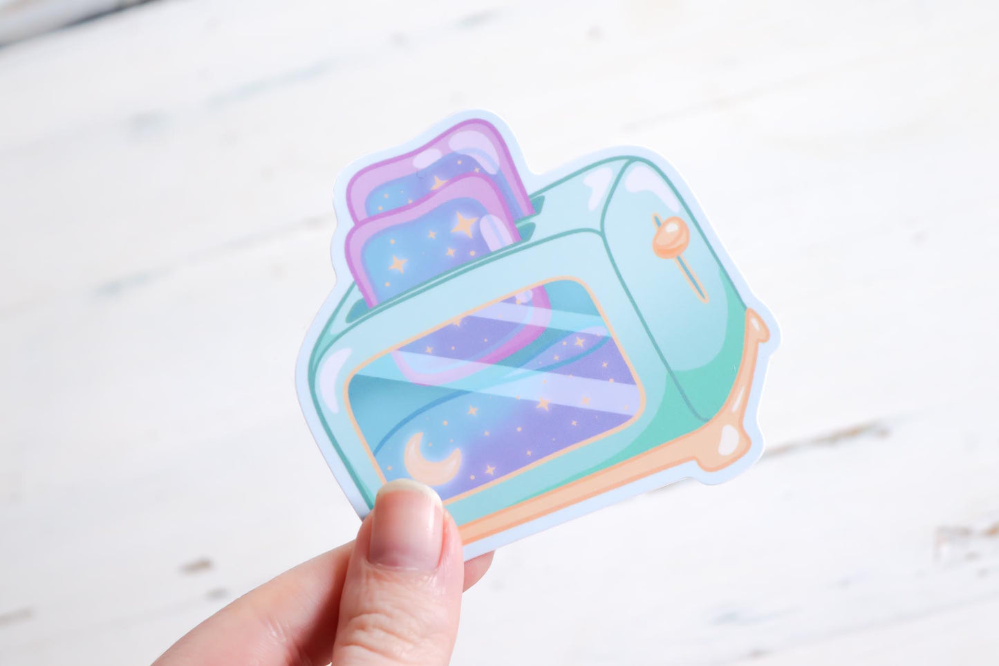Vinyl Sticker - Celestial Toaster