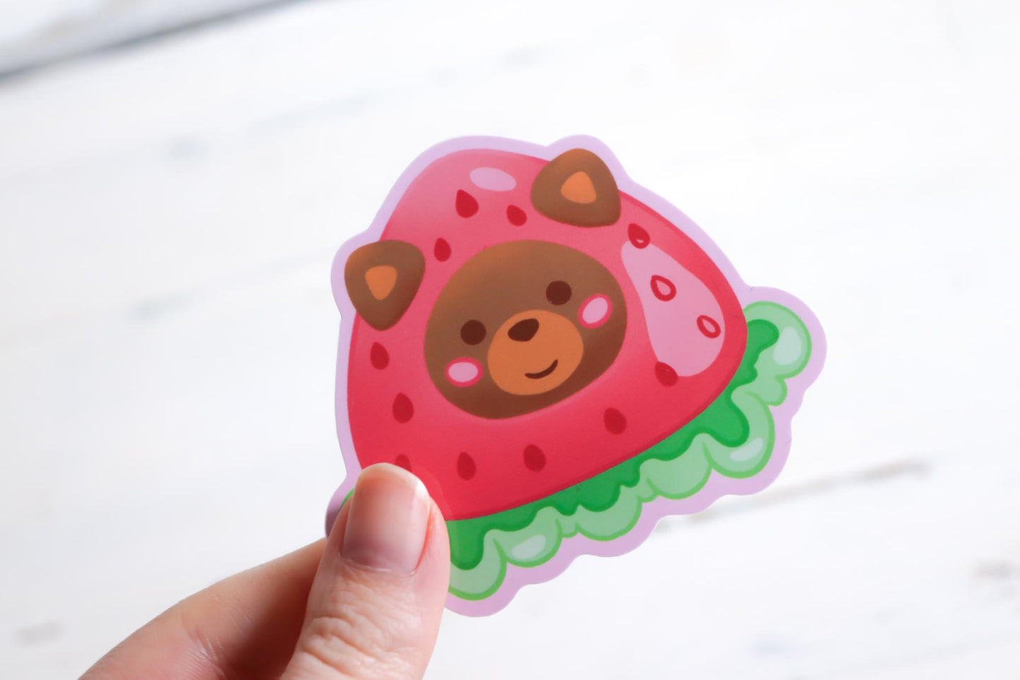 Vinyl Sticker - Strawbeary