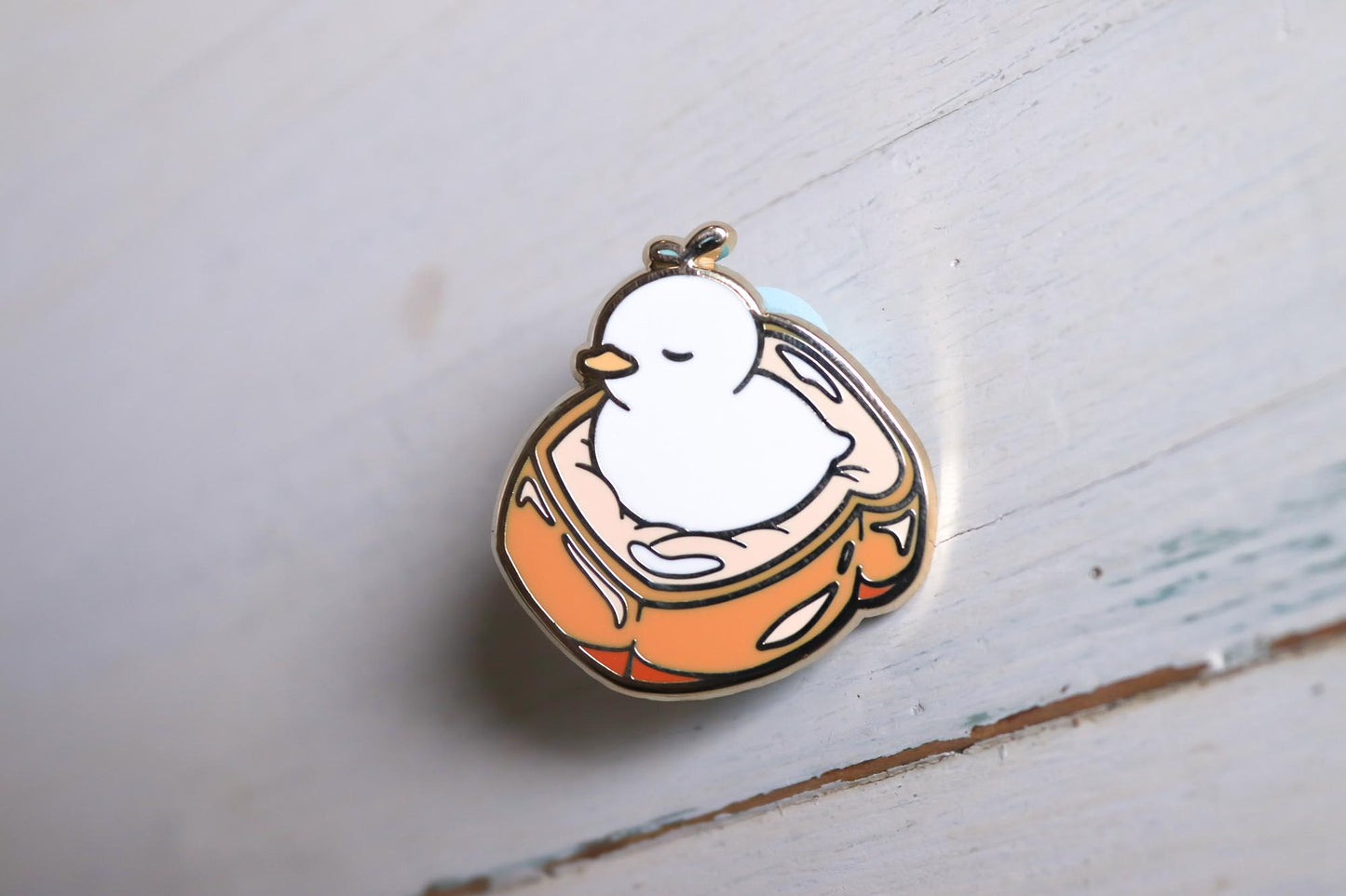 Enamel Pin - Sleepy Duck