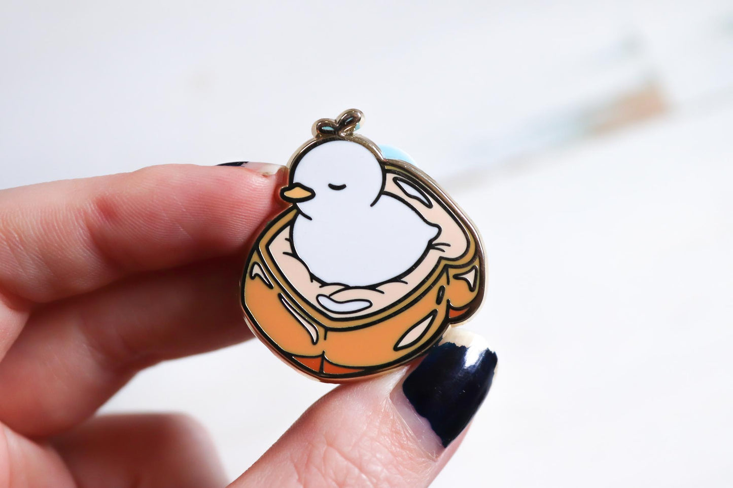 Enamel Pin - Sleepy Duck