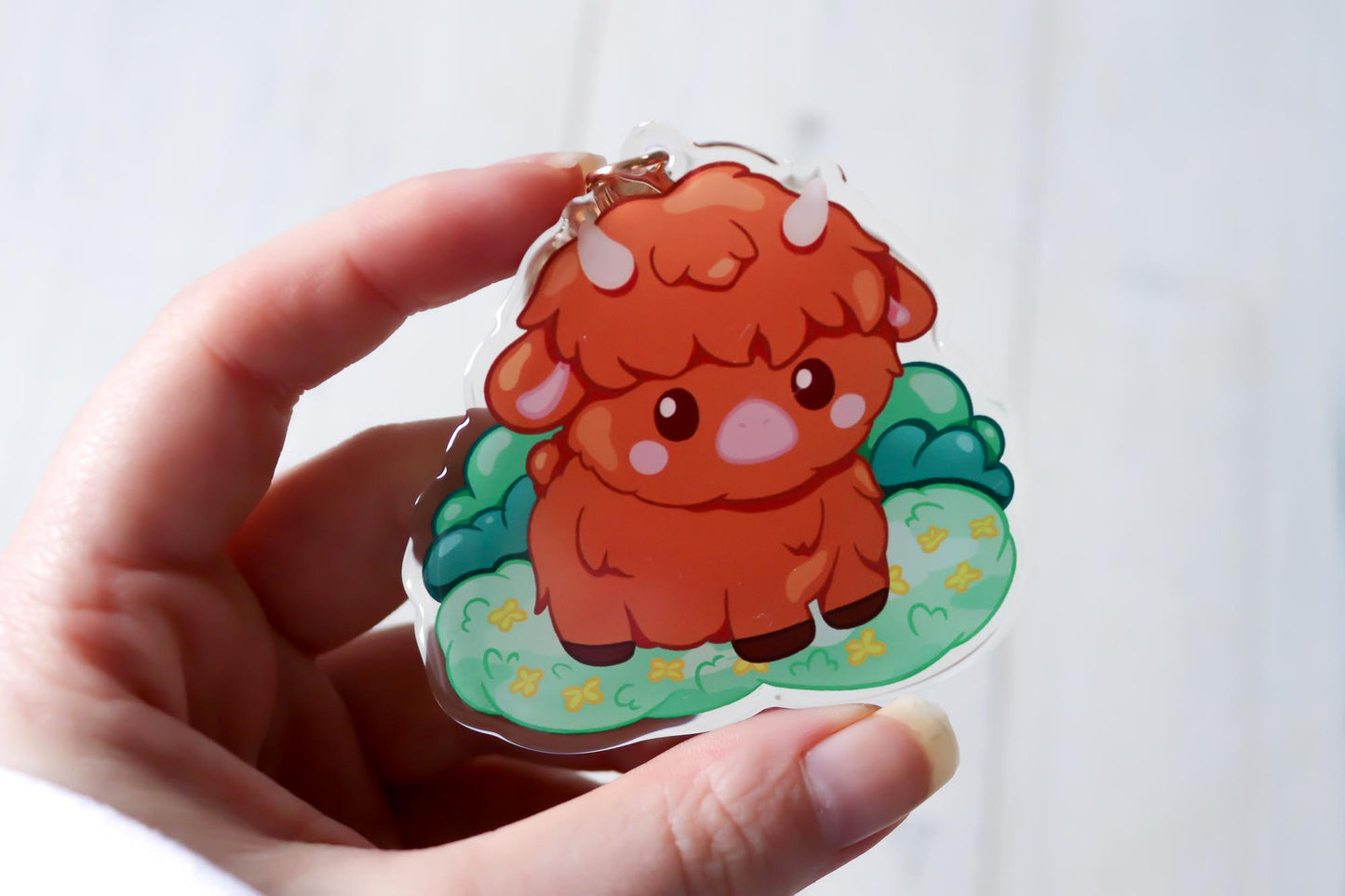 Keychain - Highland Cow
