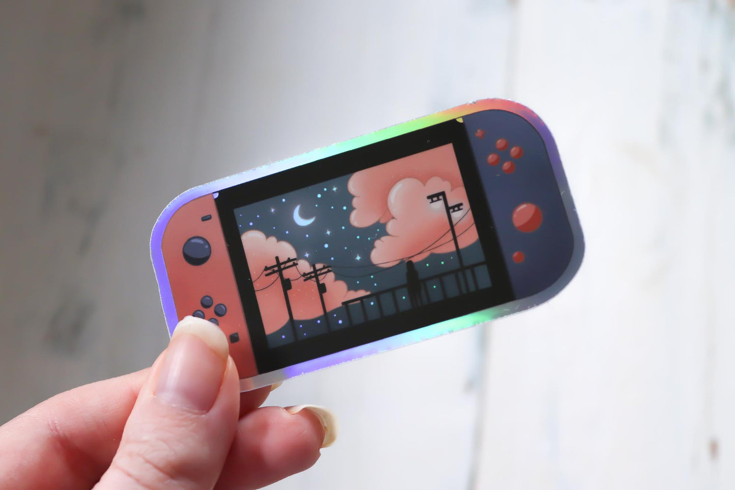 Holographic Sticker - Magical Switch