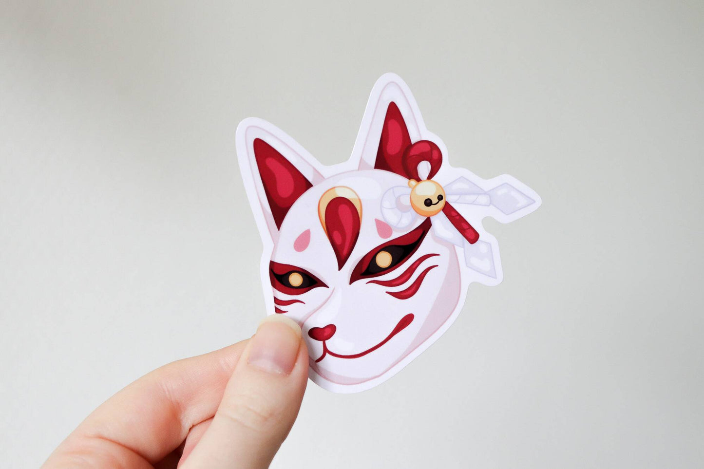 Vinyl Sticker - Capricious Visage Mask