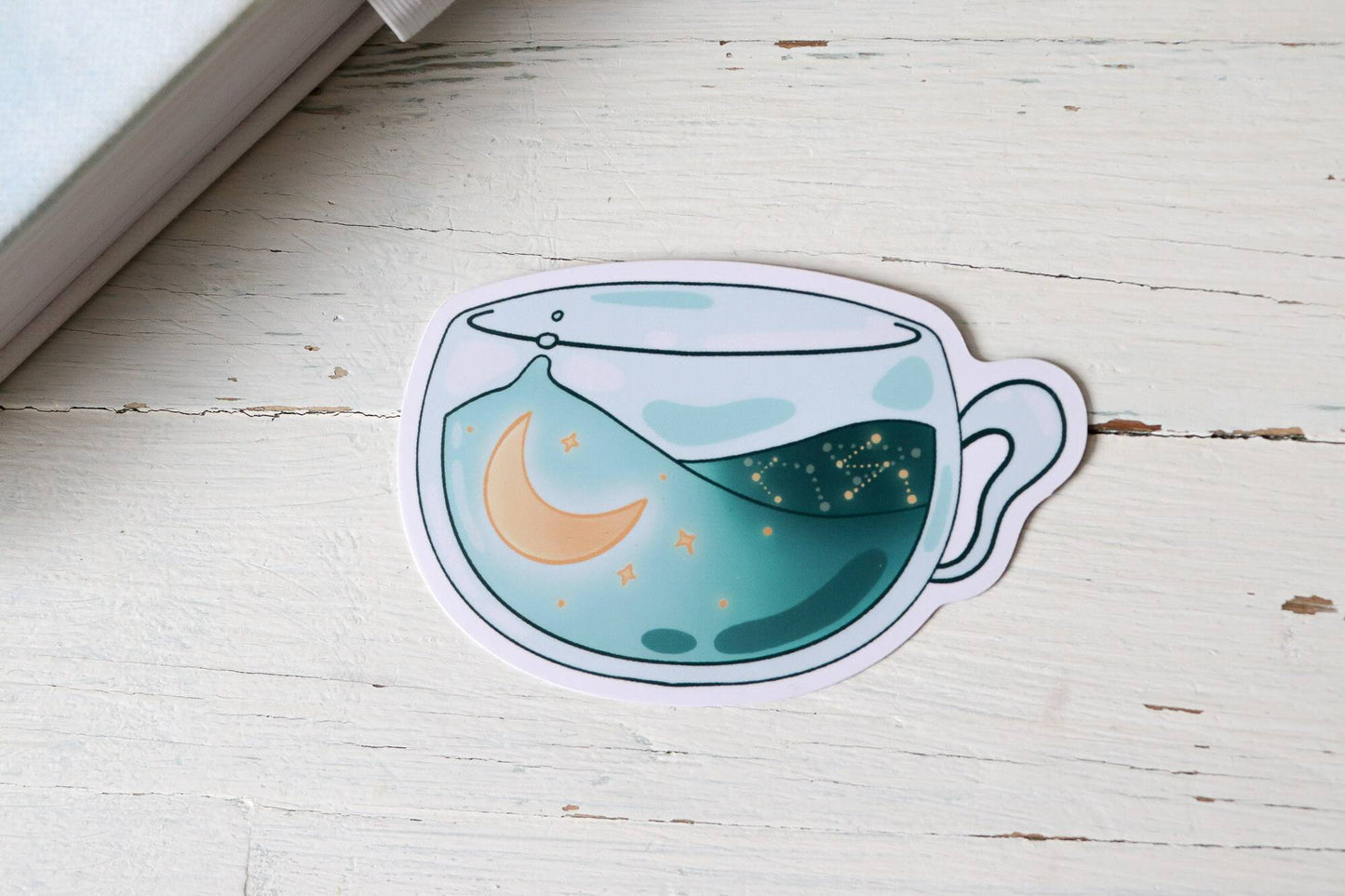 Sticker - Galaxy Tea Cup