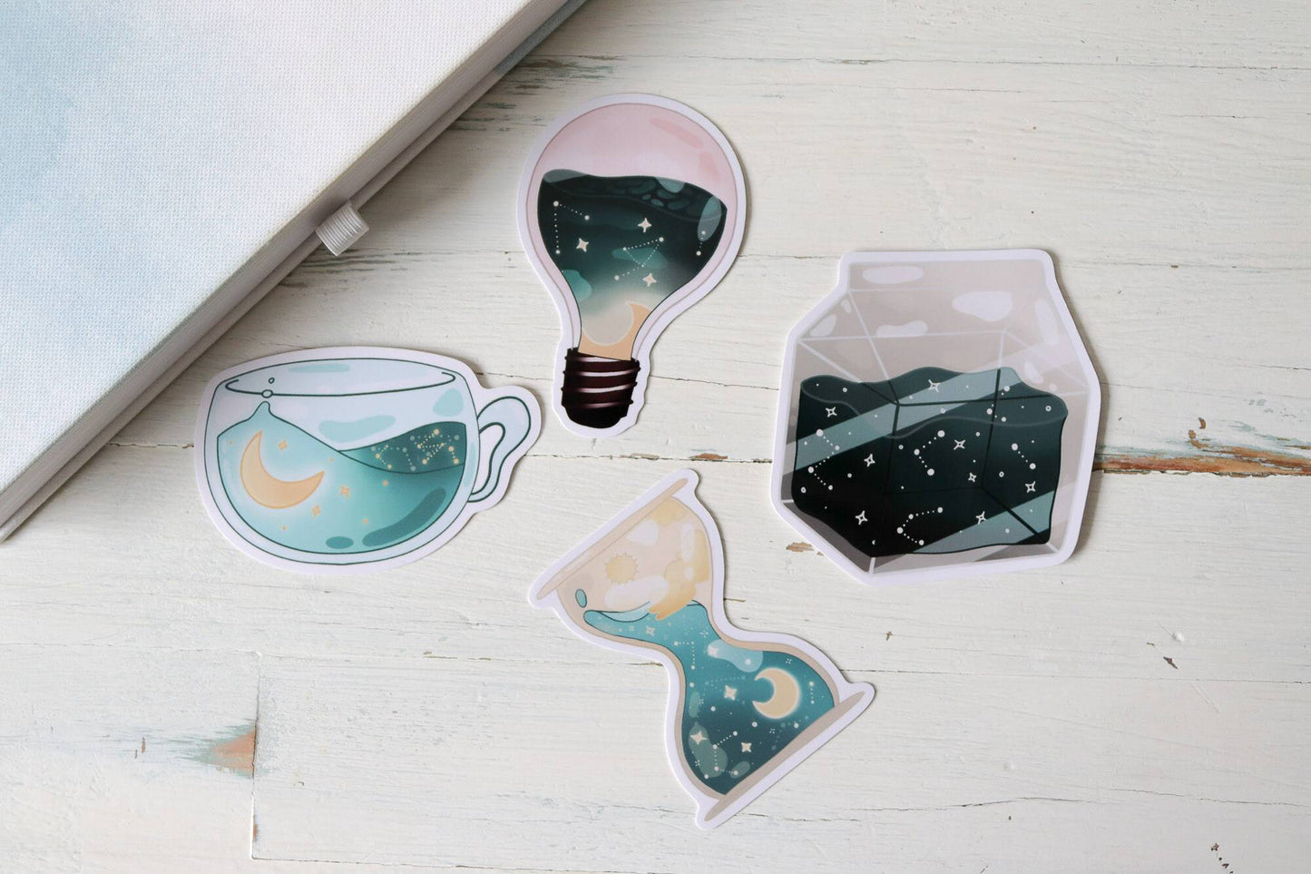 Vinyl Sticker - Galaxy Teacup