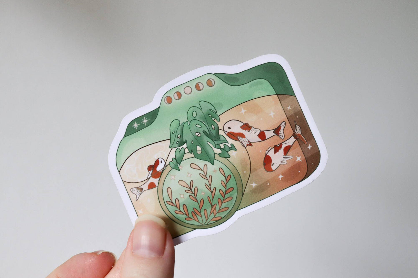 Vinyl Sticker - Koi Fish Camera