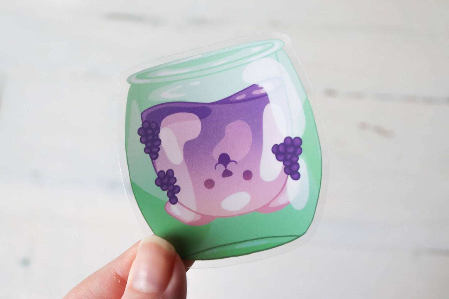 Transparent Sticker - Kawaii Dog
