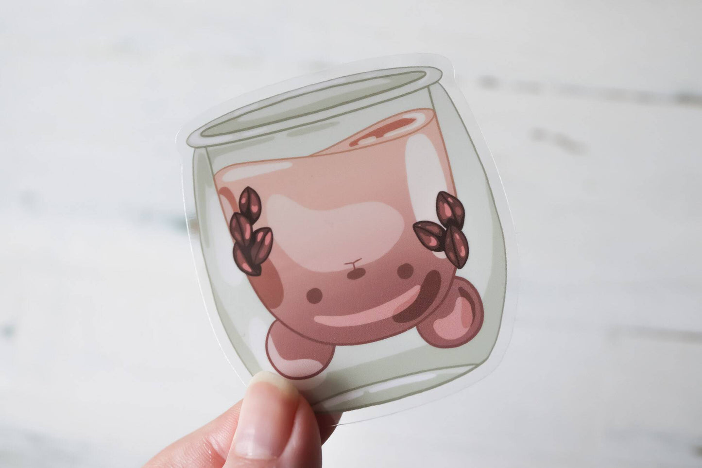 Transparent Sticker - Kawaii Bear