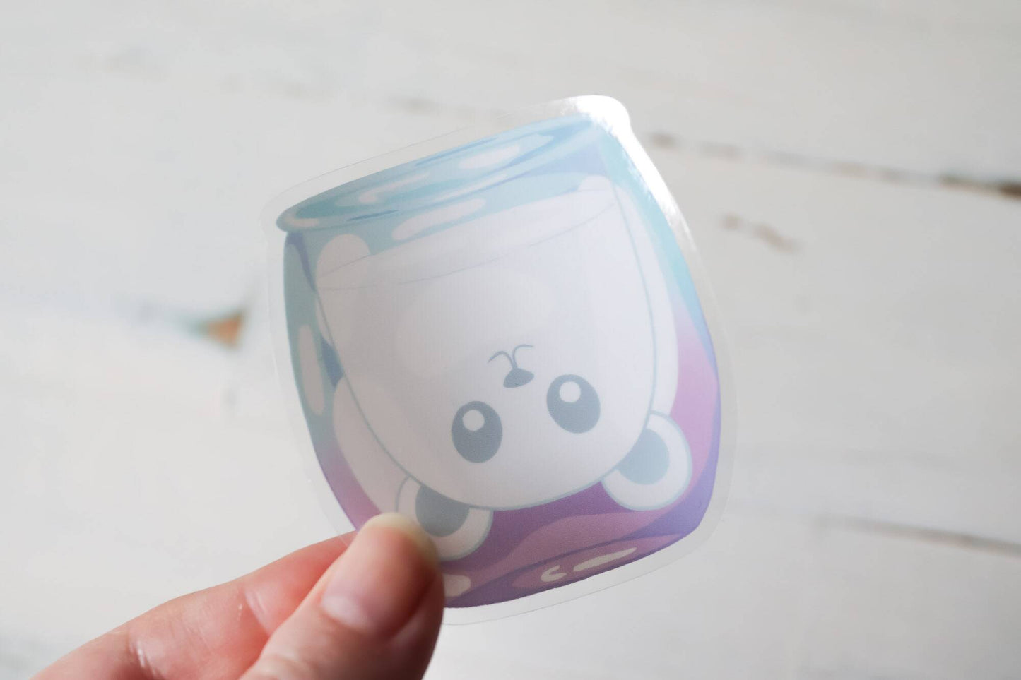 Transparent Sticker - Kawaii Panda
