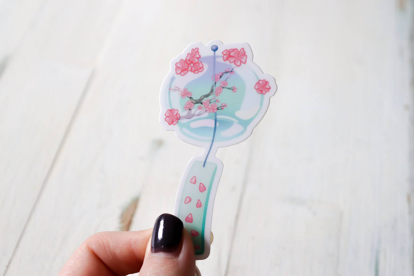 Vinyl Sticker - Sakura Wind Chime