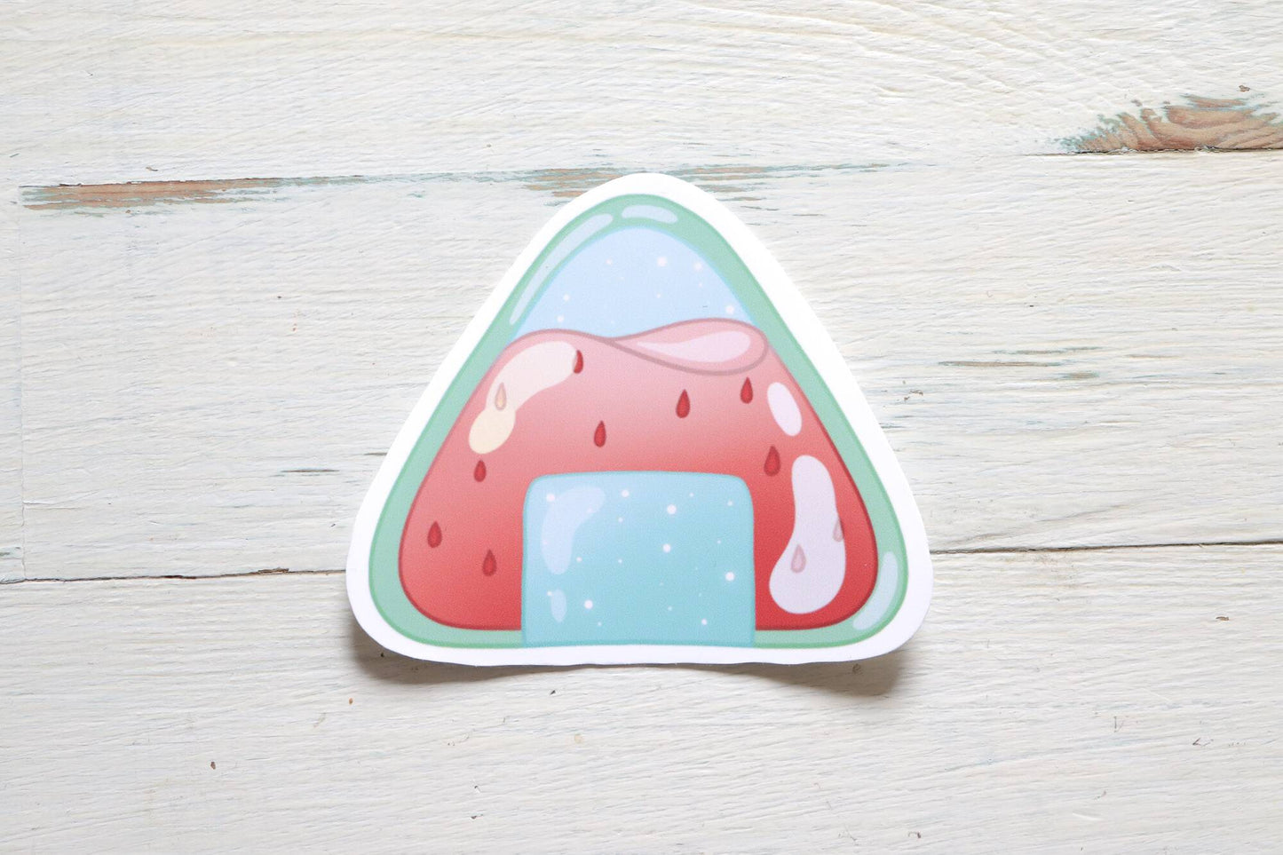Sticker - Strawberry Onigiri