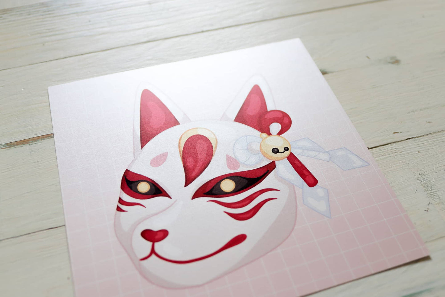 Art Print - Capricious Visage Mask