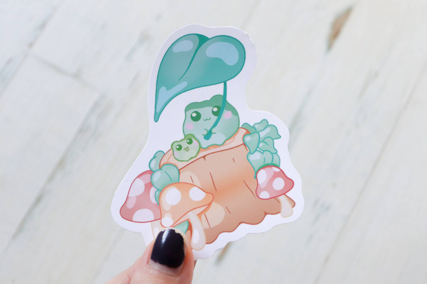 Vinyl Sticker - Autumn Frogs