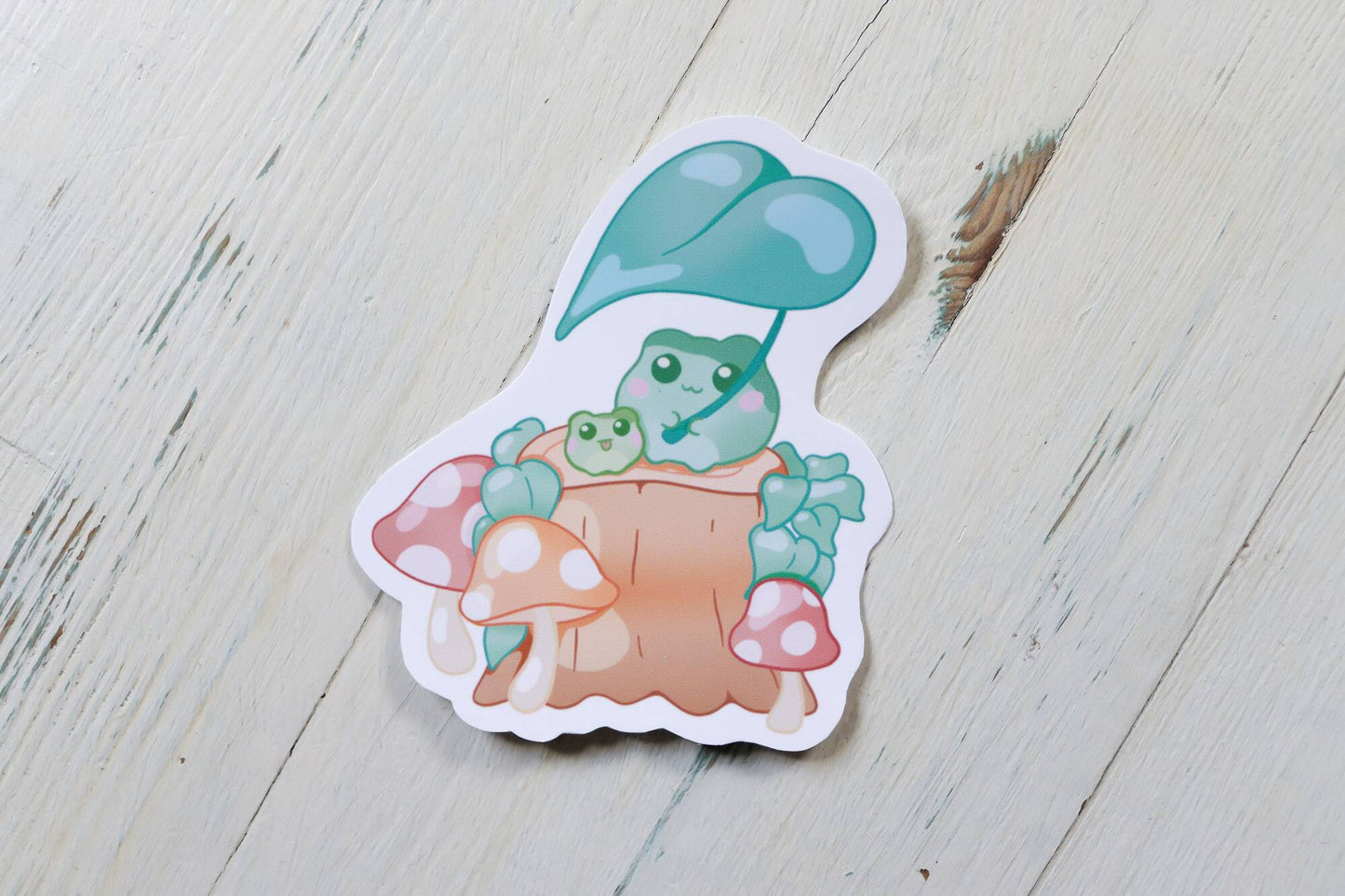 Vinyl Sticker - Autumn Frogs