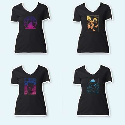 Apparel Generator - Ladies V-Neck Shirt