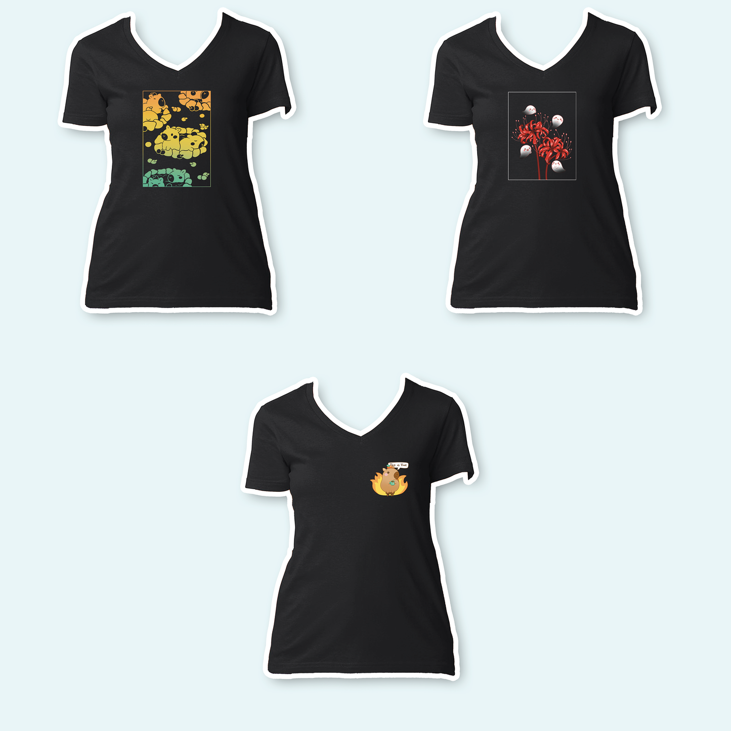 Apparel Generator - Ladies V-Neck Shirt
