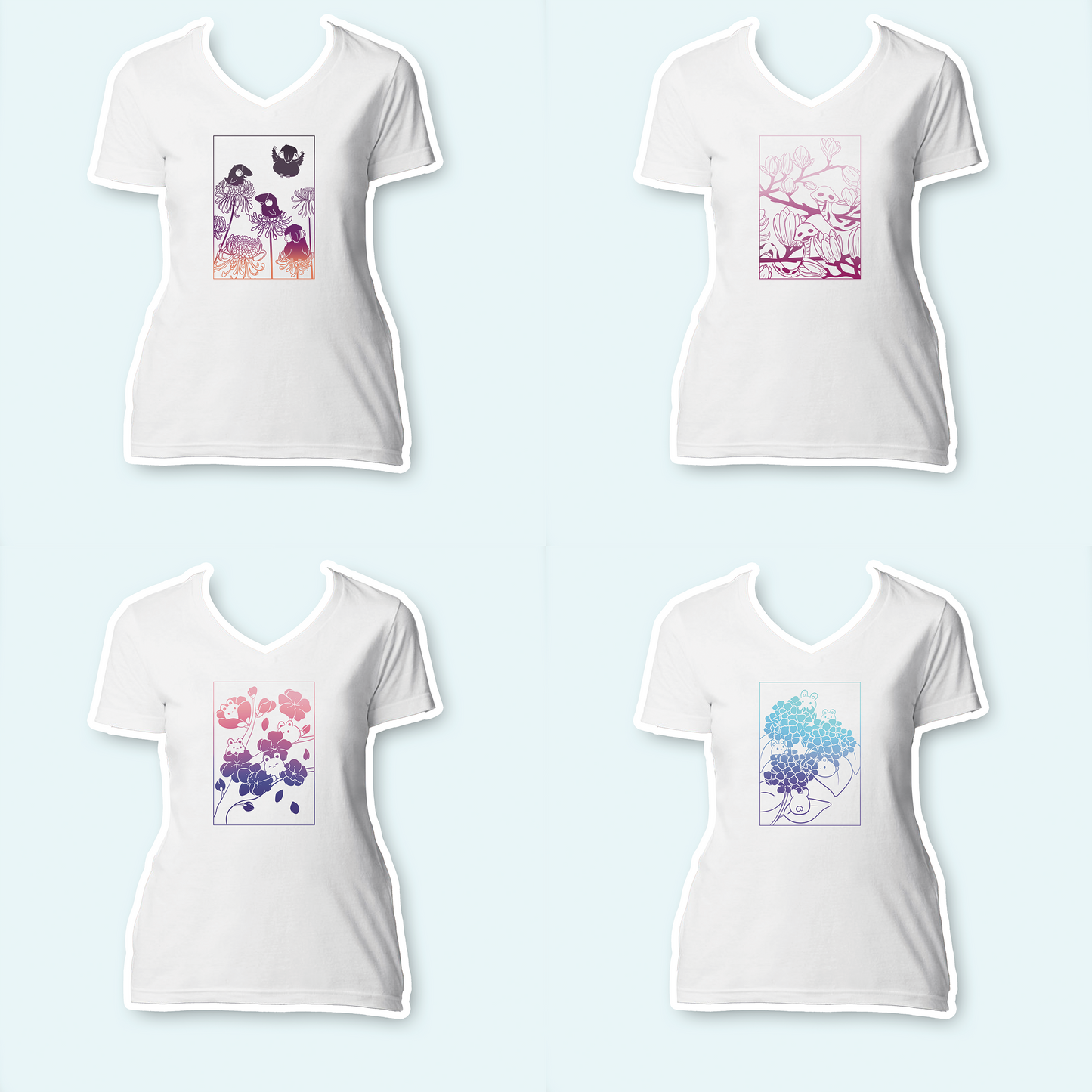 Apparel Generator - Ladies V-Neck Shirt