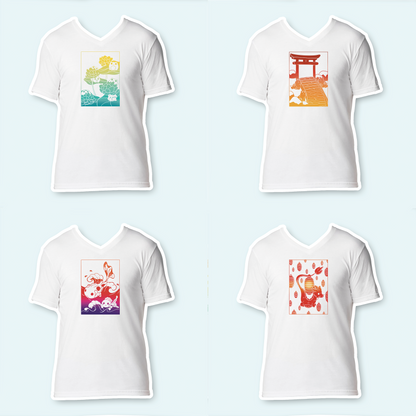Apparel Generator - V-Neck Shirt