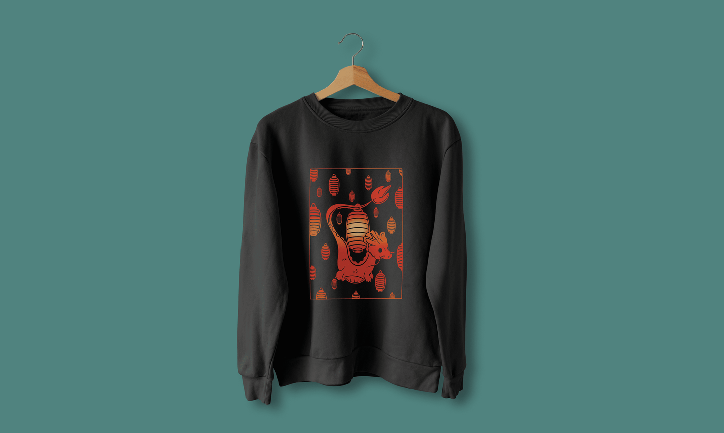 BLACK FRIDAY SPECIAL Sweater - Dragon Lantern