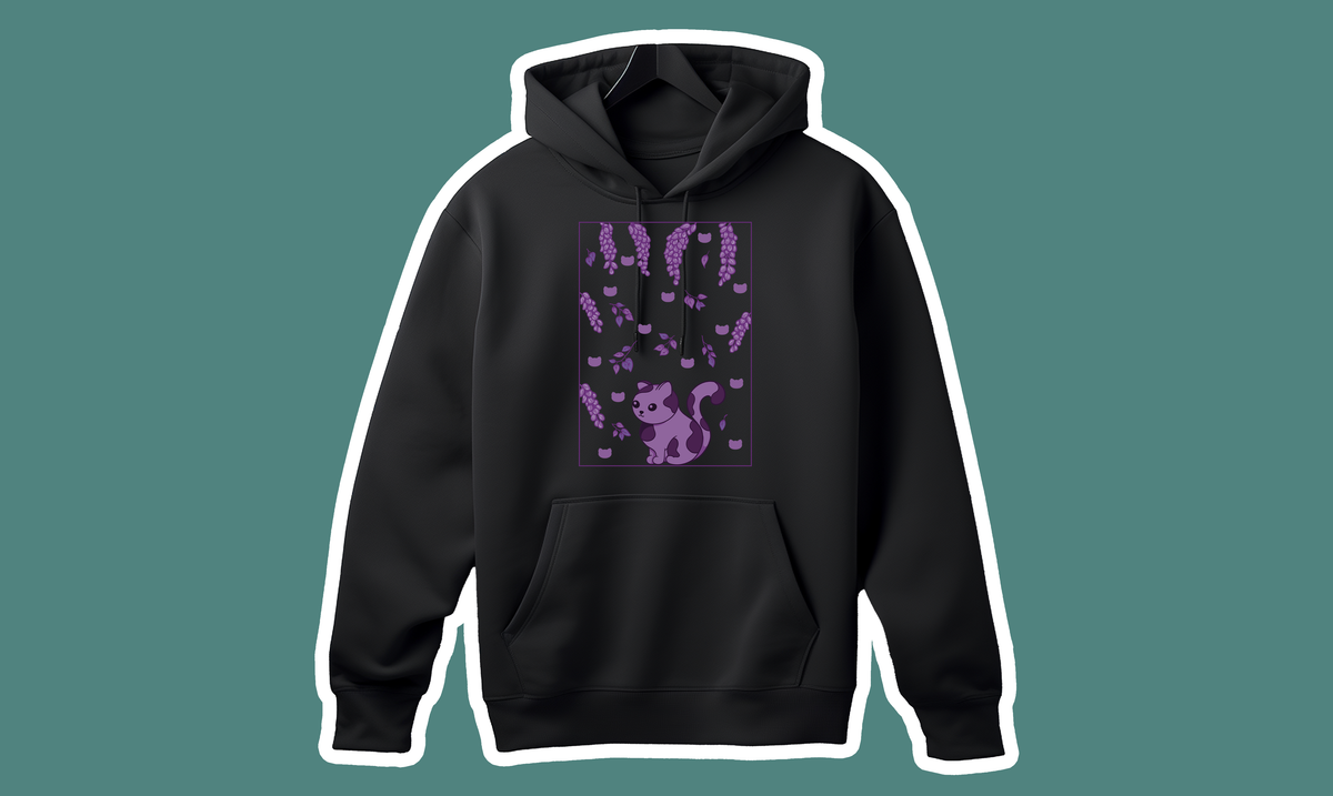 [Shop Exclusive] Hoodie - Wisteria Cat