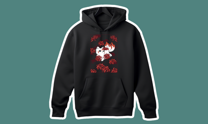 Hoodie - Spider Lily Kitsune