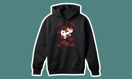 Hoodie - Spider Lily Kitsune