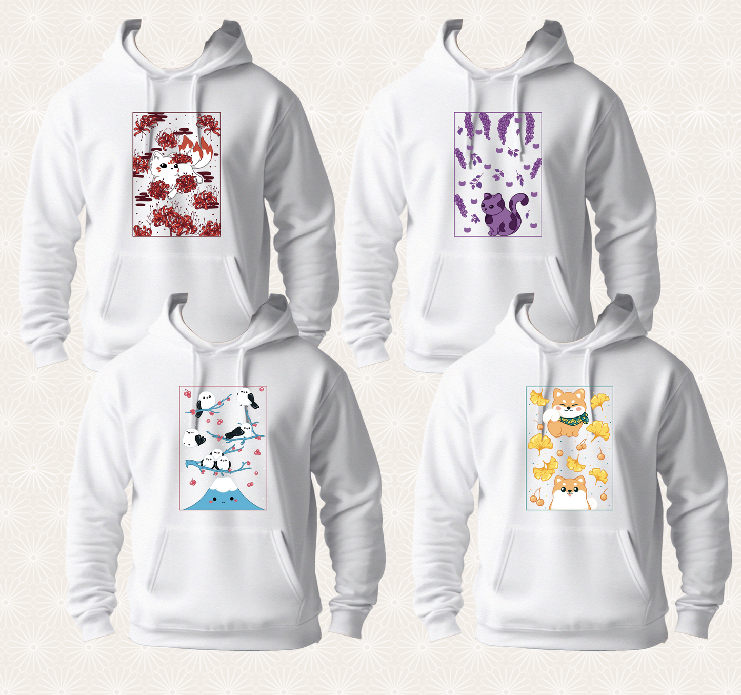PREORDER EXCLUSIVE- Kawaii Cozy - Hoodie - White