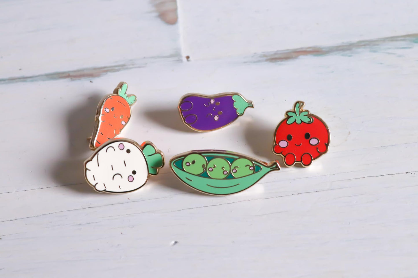 Enamel Pin - Little Veggies Set